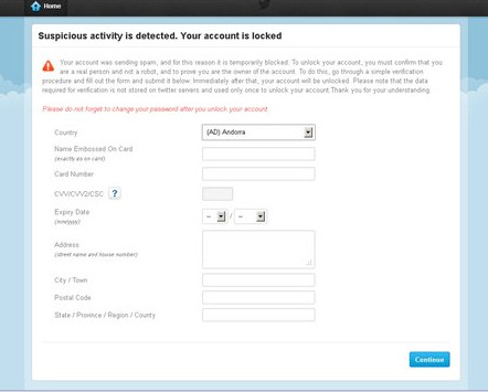 Webinjects adding addtional input boxes in Twitter page.