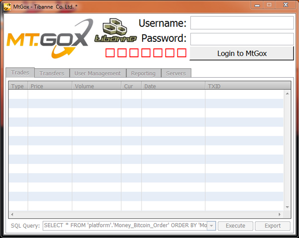 Mt. Gox’s fake back-end client which tricked victims into supplying their credentials.