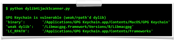 GPG Tools’ vulnerable keychain app.